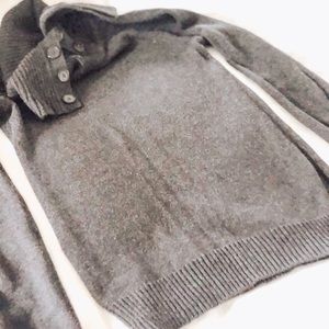Gap cowl neck dark gray sweater